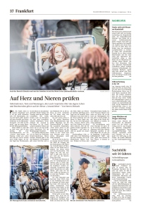 Artikel über die gesund leben Messe in der Frankfurter Rundschau: Erscheinungsdatum 17.03.2025